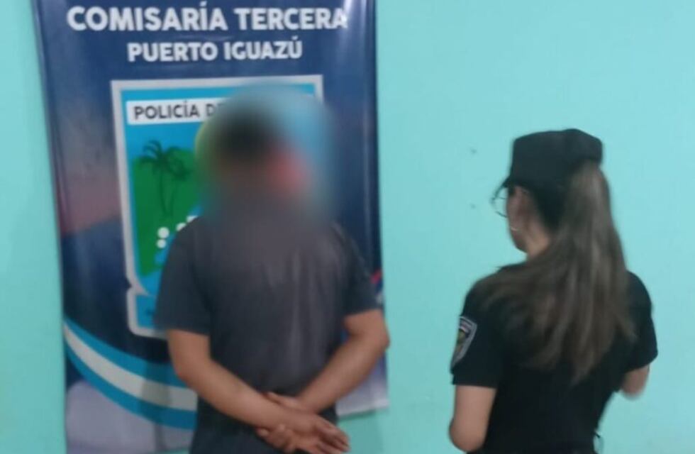 Puerto Iguazú: detienen a un joven y recuperan objetos robados