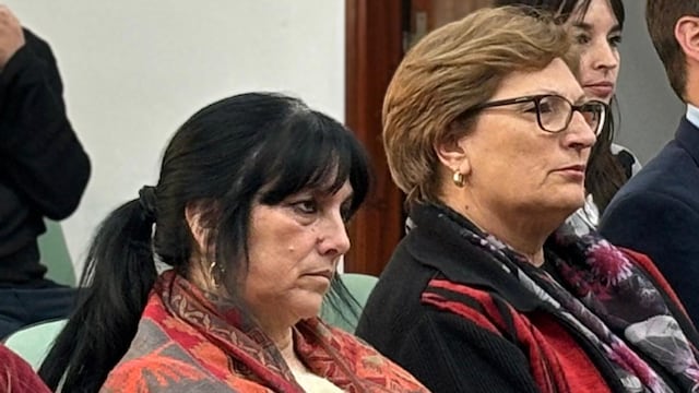 Las concejalas Alejandra Sagardoy y Mabel Fossatti