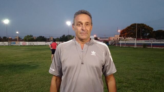 Pablo Brandan nuevo entrenador fútbol Sportivo 24 de Septiembre