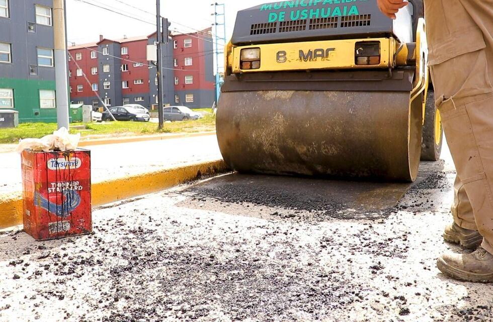 Plan de Obras 2020- 2021: Continúan los trabajos en la vía pública en Ushuaia