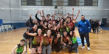 Selección del Centro con jugadores de Arroyito