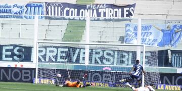 Gol de Platense, Augusto Schott (José Hernández / La Voz)
