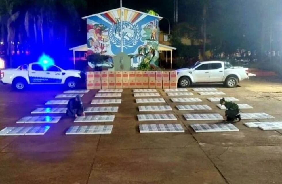 Ruiz de Montoya: incautan una camioneta robada con millonario cargamento de cigarrillos ilegales