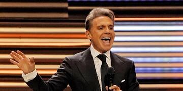 Luis Miguel en su primer show en Argentina. Foto: Martín Bonetto / Clarín