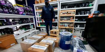 Allanamiento por producto contra el covid