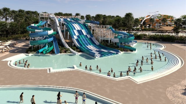 Falta poco para la apertura del parque acuático más grande del país. (Foto: Prensa)