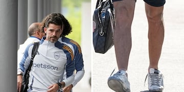 Las polémicas zapatillas de Fernando Gago que parecen sucias y desgastadas