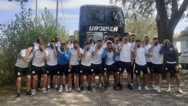 El plantel Celeste viajó entonado por las tres victorias consecutivas.