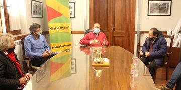 Sánchez se reunió con representantes de la Cámara Económica