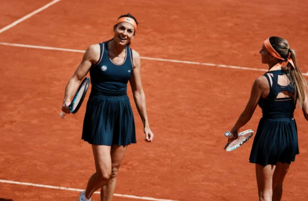Gabriela Sabatini y Gisela Dulko debutaron con un triunfo en Roland Garros
