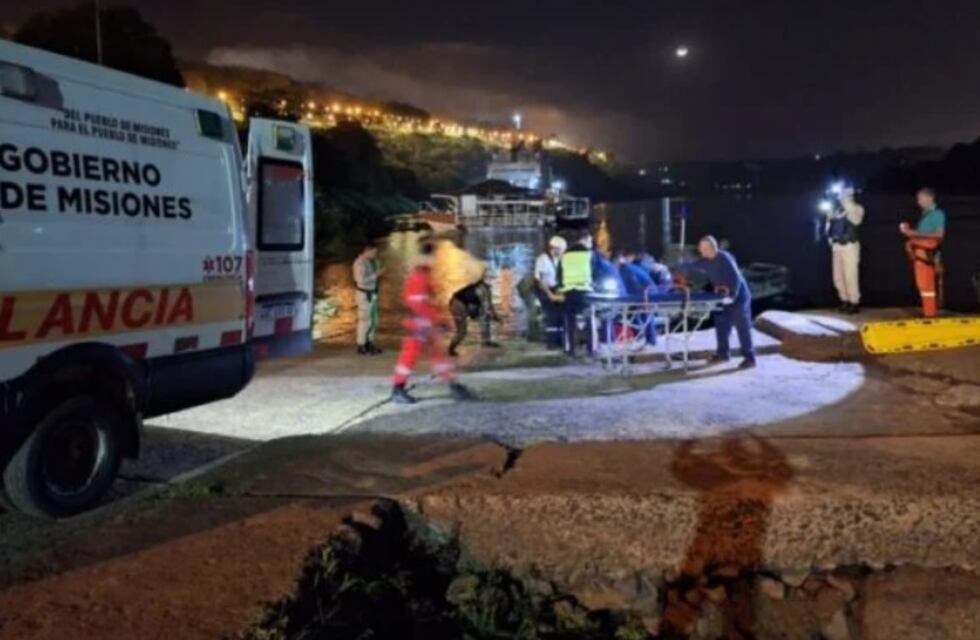 Puerto Iguazú: rescataron a dos personas que se había caído al río Paraná
