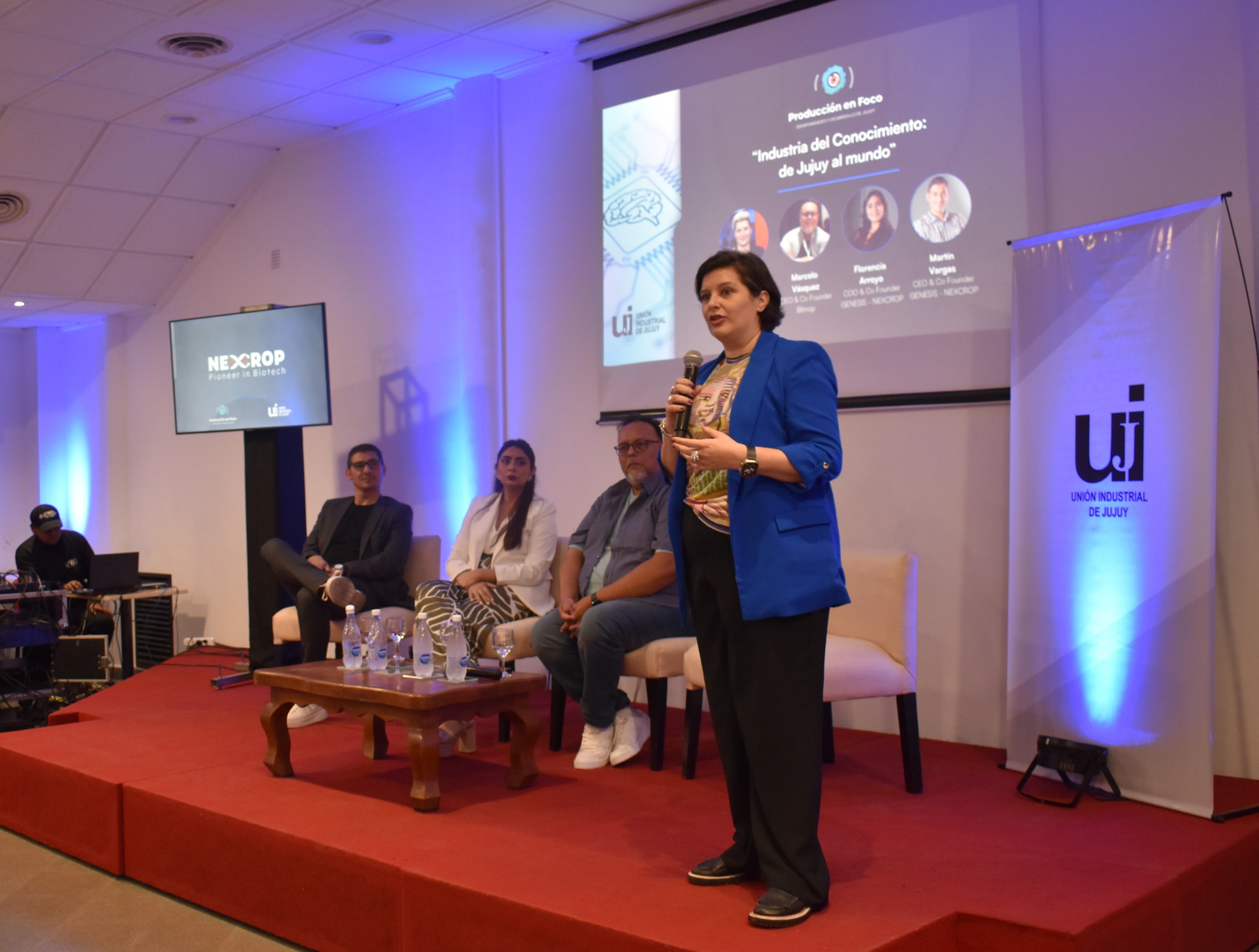 Empresas tecnológicas jujeñas compartieron sus experiencias en el quinto conversatorio del ciclo "Producción en Foco", organizado por la Unión Industrial de Jujuy.