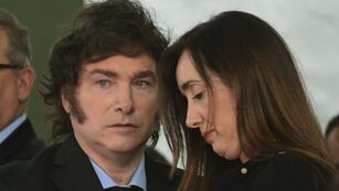 Nuevo capítulo en la interna Milei-Villarruel, esta vez desatado por el “caso Kueider” (Foto Clarín)