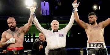 Jorge "Juniors" Arias, enfrentó Patrick Korte por el título intercontinental vacante de la WBF. La pelea fue empate y se desarrolló en Alemania. Arías volverá a pelear en el estadio Vicente Polimeni.
