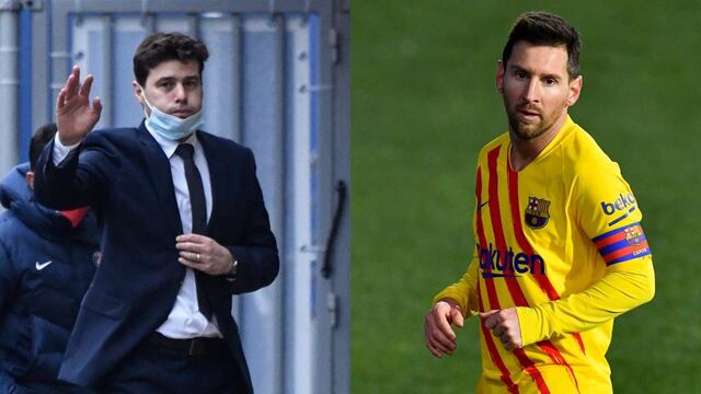 El entrenador del PSG y Lionel Messi