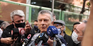 El expresidente Mauricio Macri. (Federico López Claro)