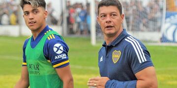 Battaglia confirmó el equipo juvenil de Boca que jugará ante Banfield. / Gentileza.