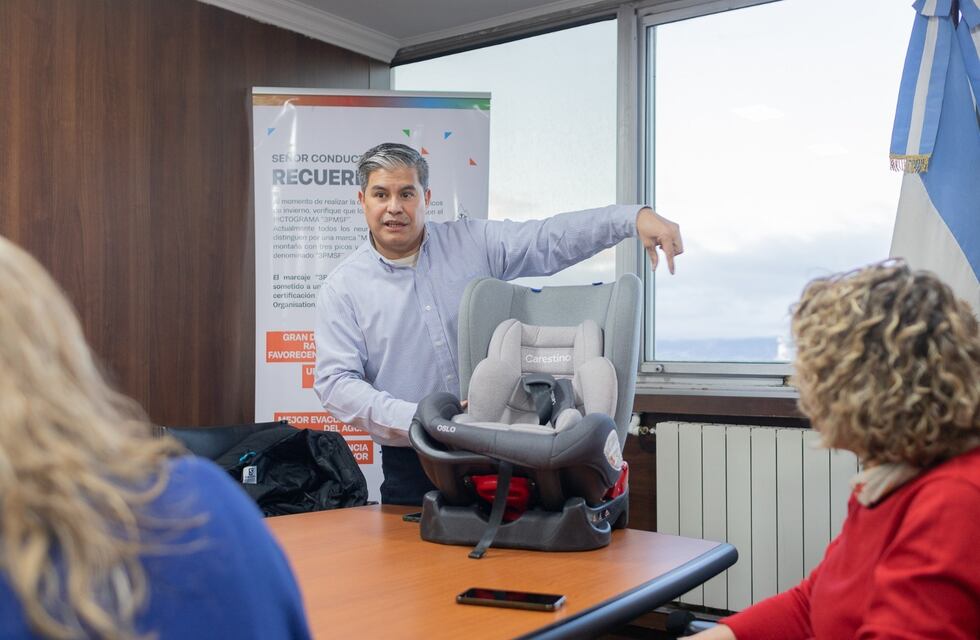 Tierra del Fuego: avanza la implementación del sistema de retención infantil en el transporte