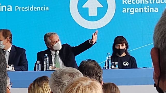 Alberto Fernández en Paraná.