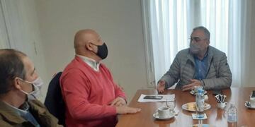 Reunión con presidente de ENERFE desarrolada en la ciudad de Santa Fe