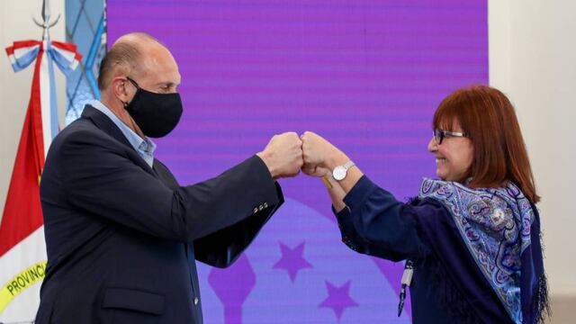Perotti tomó juramento a la Ministra de Igualdad, Género y Diversidad de Santa Fe.