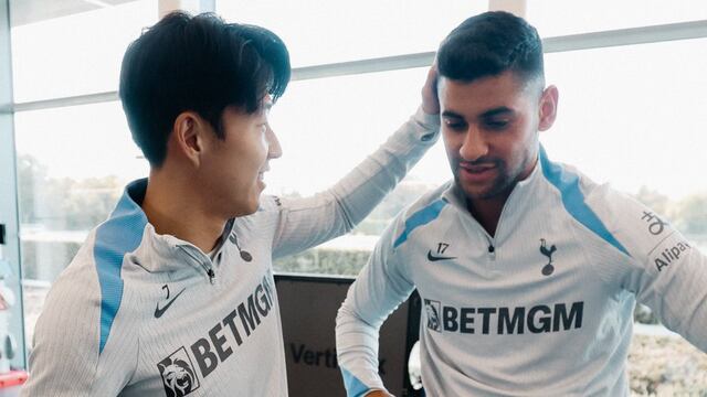 Heung-Min Son y Cristian Cuti Romero, la amistad que comenzó en Londres y es furor en redes.