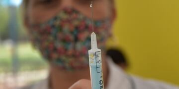 Se sigue con la inscripción de vacunación en Mendoza.
Foto: Orlando Pelichotti / Los Andes