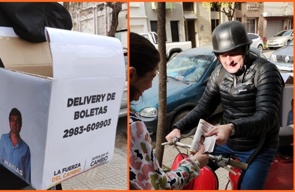 Matías Fhürer y su servicio de delivery de boletas