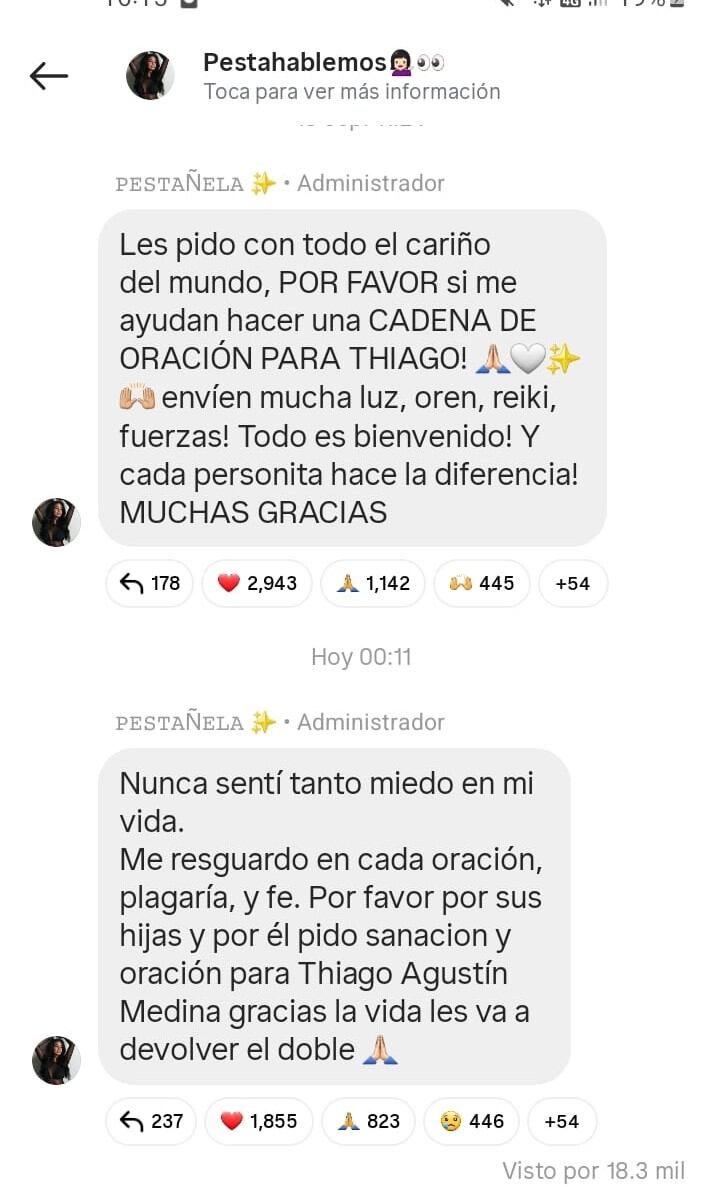 Daniela Celis a través de su canal de Instagram.