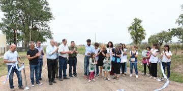 Inauguraron obras de "Caminos de la ruralidad" en Rafaela
