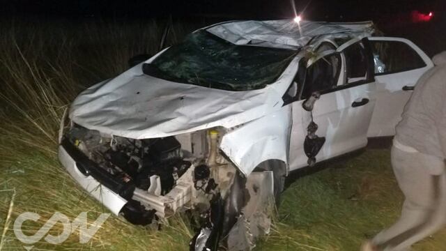 Violento accidente en Chillar - Gentileza CDN Olavarría