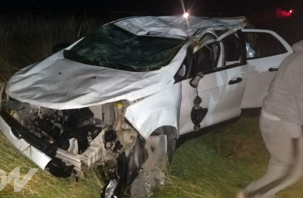 Cuatro heridos en un violento accidente cerca de Chillar