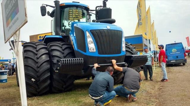 TRACTORES. Uno de los rubros con alto peso de las marcas internacionales y con ventas que crecen poco.