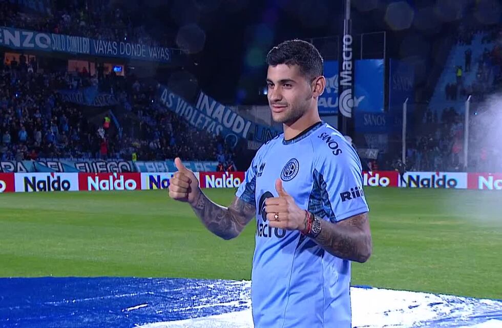 Video: el Cuti Romero, un campeón del Mundo alentando a Belgrano en el Gigante