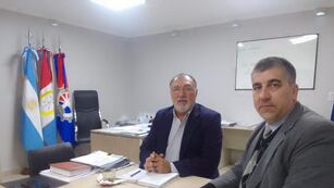 El titular de la Fiscalía Regional 5, Carlos María Vottero, fue recibido esta mañana por el intendente de la ciudad de Frontera, Oscar Alfredo Martínez.
