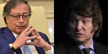 Las críticas del presidente de Colombia hacia Javier Milei.