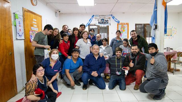 Maciel visitó la Fundación Kau-Yak