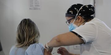 campaña de vacunación para el personal de salud.