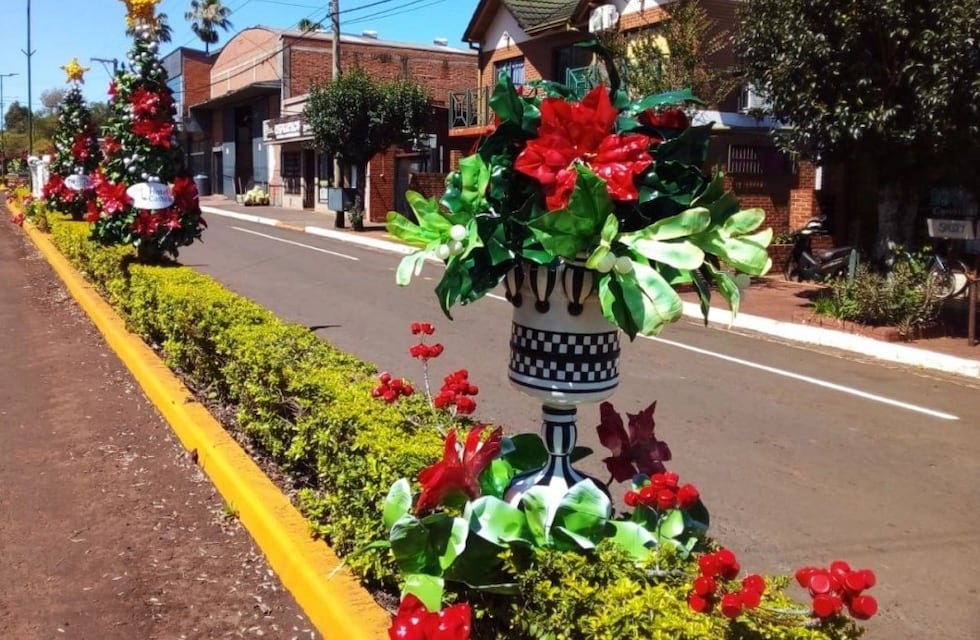 Capioví arrancó con las tradicionales decoraciones navideñas