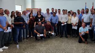 Asamblea general ordinaria de la Asociación Regional para el Desarrollo del Departamento Castellanos con el flamante intendente de Rafaela, Leonardo Viotti