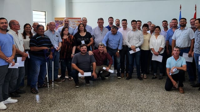 Asamblea general ordinaria de la Asociación Regional para el Desarrollo del Departamento Castellanos con el flamante intendente de Rafaela, Leonardo Viotti