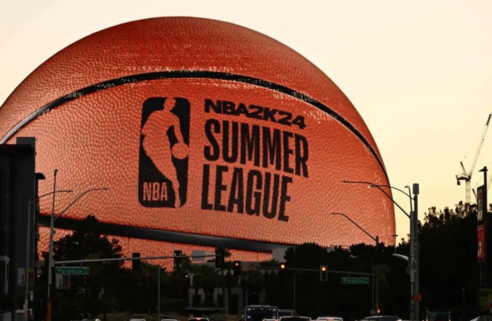 Cómo es el impresionante el estadio futurista que utiliza la NBA en Las Vegas