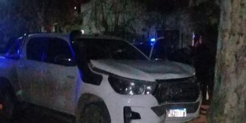 Colonia Caroya. La camioneta robada en Colonia Tirolesa.