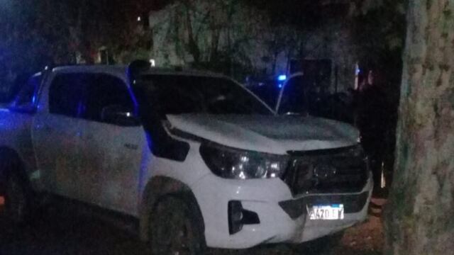 Colonia Caroya. La camioneta robada en Colonia Tirolesa.