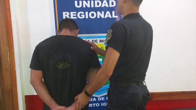 Puerto Iguazú: atacó a su pareja a golpes y terminó detenido.