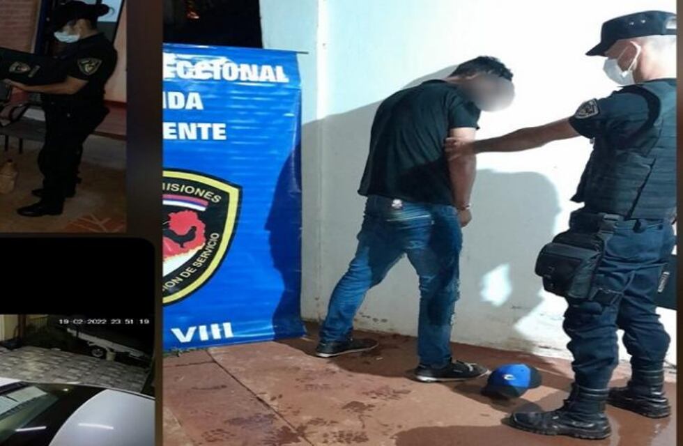 Terminó detenido tras robar en una vivienda en San Vicente