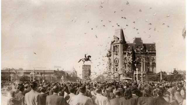 Inauguración Monumento a San Martín, Tres Arroyos
