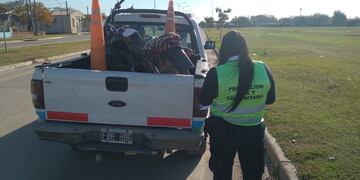 Operativo vial en Gabriel Maggi y Ciudad de Esperanza.