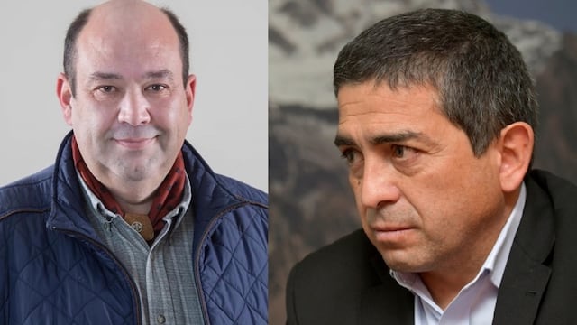 Adrián Caltabiano concejal electo y Walther Marcolini intendente de General Alvear.