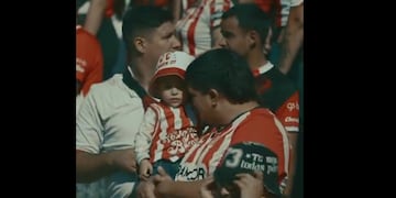 Instituto, como Belgrano, Talleres y Racing, publicaron emotivos videos por el Diá del Padre (captura de video).